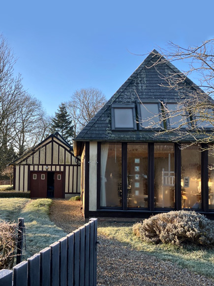 een huis in een landelijke omgeving